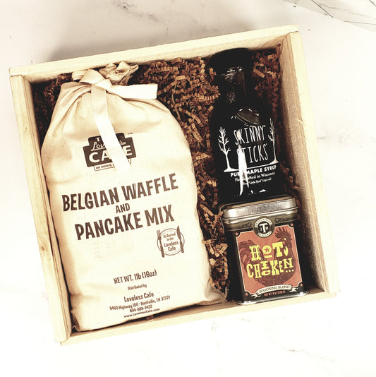 Nashville Hot Chicken and Waffles Gift Box
