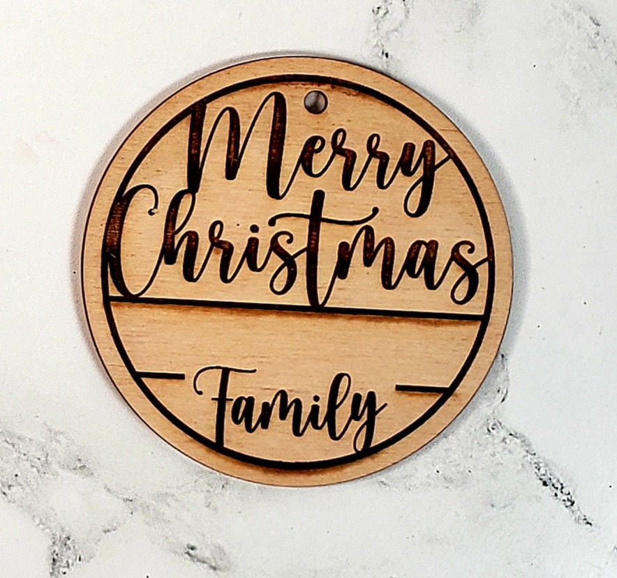 Merry Christmas Ornament