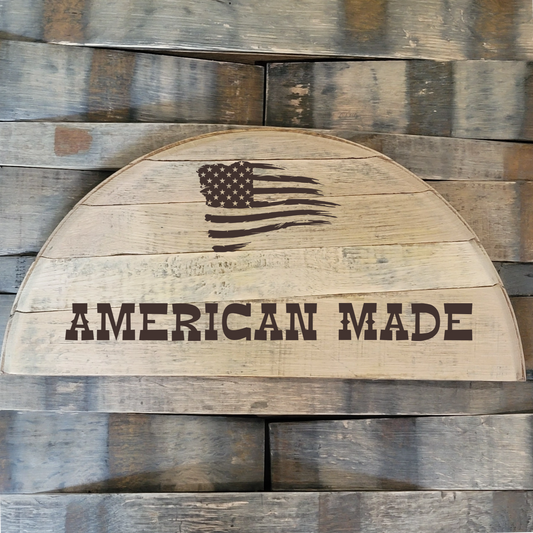 Half Whiskey/Bourbon Barrel Lid