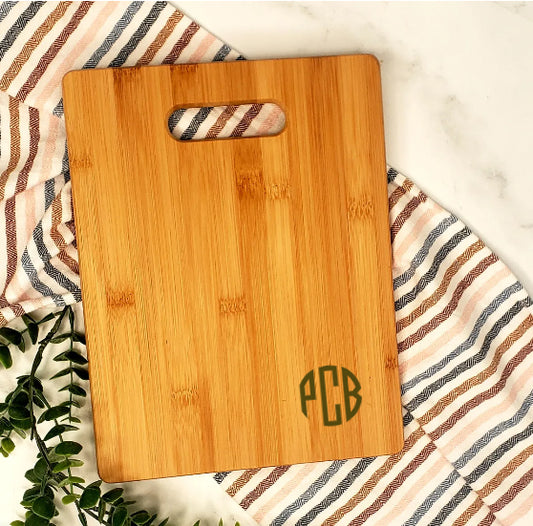 Large Bamboo Cutting Board with Handle