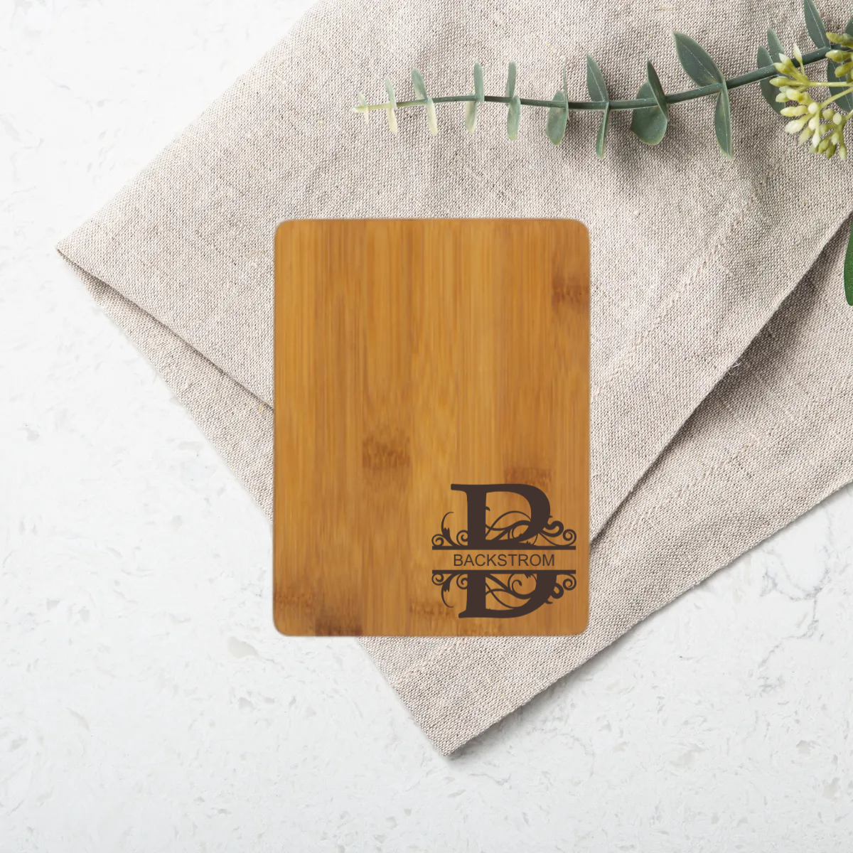 Custom Cutting Board with Spices