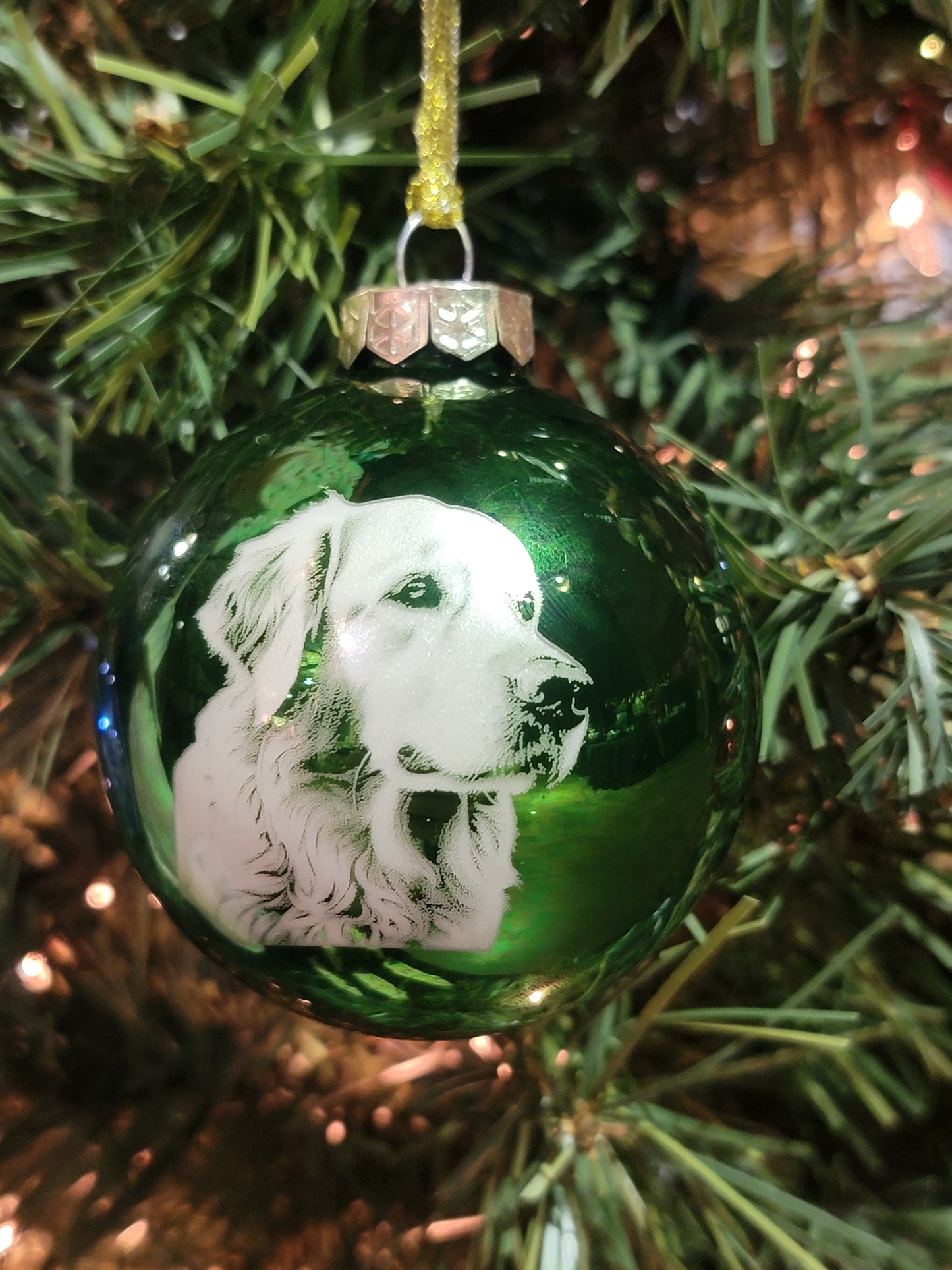 Personalized Christmas Bulb Ornament