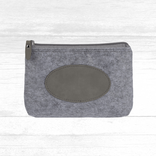Flannel Zipper Pouch