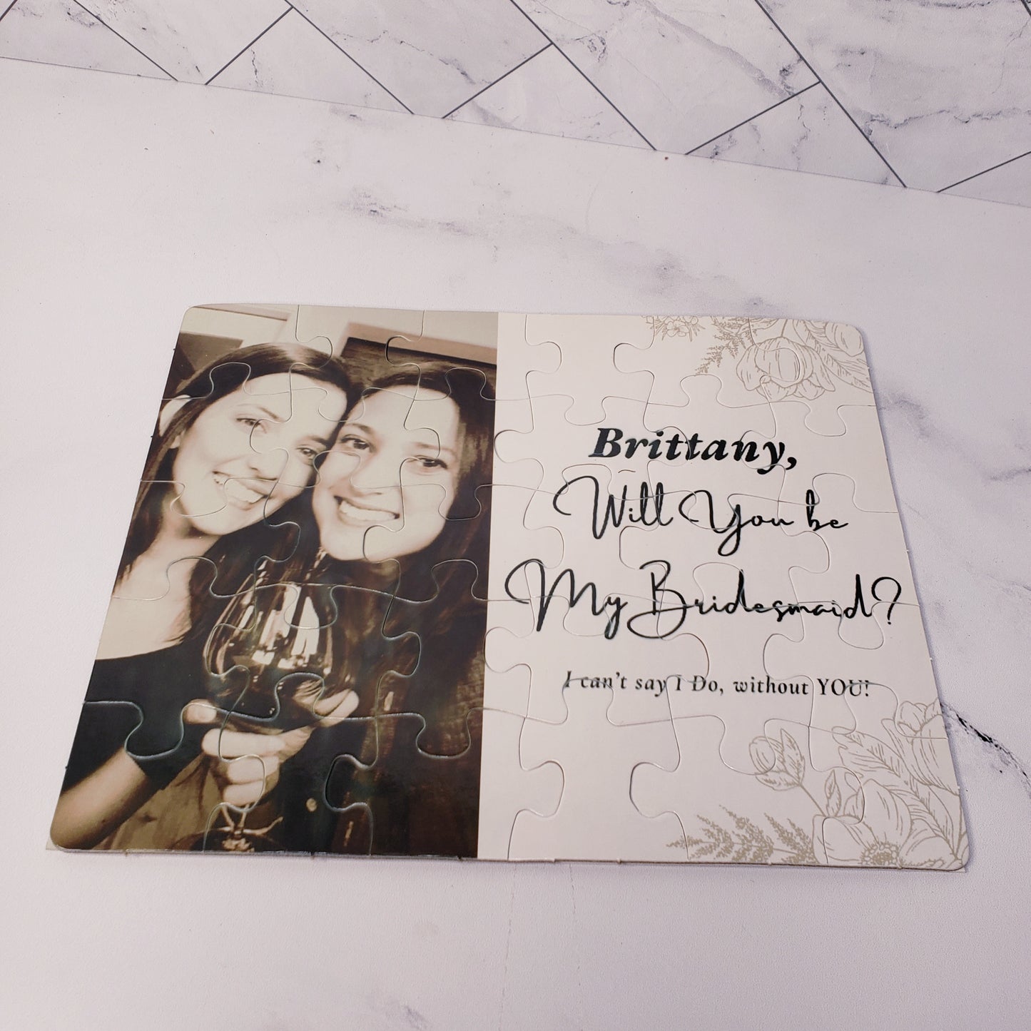 Be my bridesmaid puzzle
