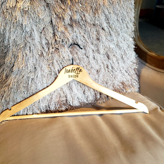 Custom Engraved Bride and Groom Hangers