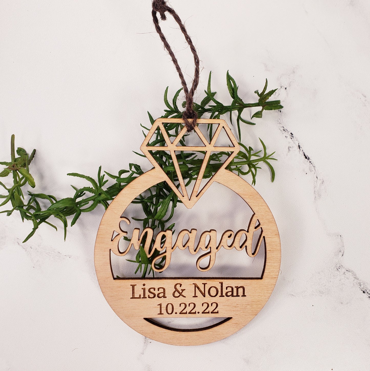 Engaged Ornament