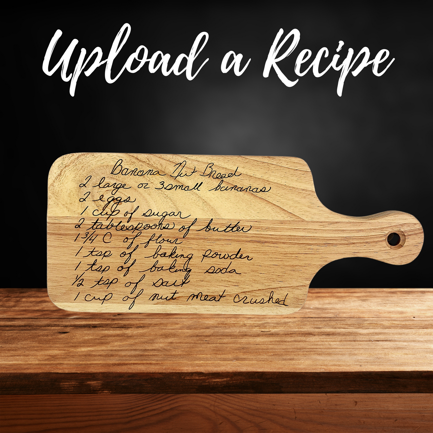 Recipe Cutting Board
