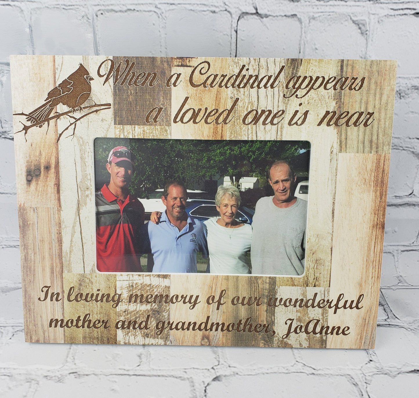 When a Cardinal is Near Photo Frame