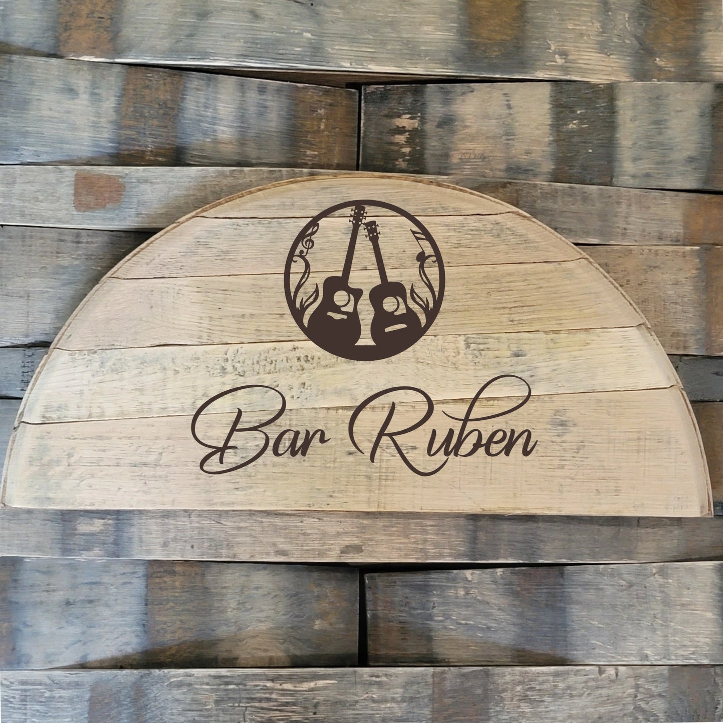 Half Whiskey/Bourbon Barrel Lid