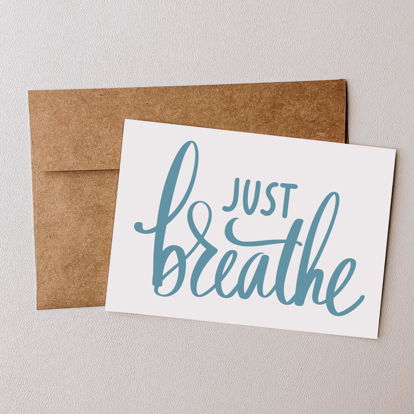 Just Breath Greeting Card