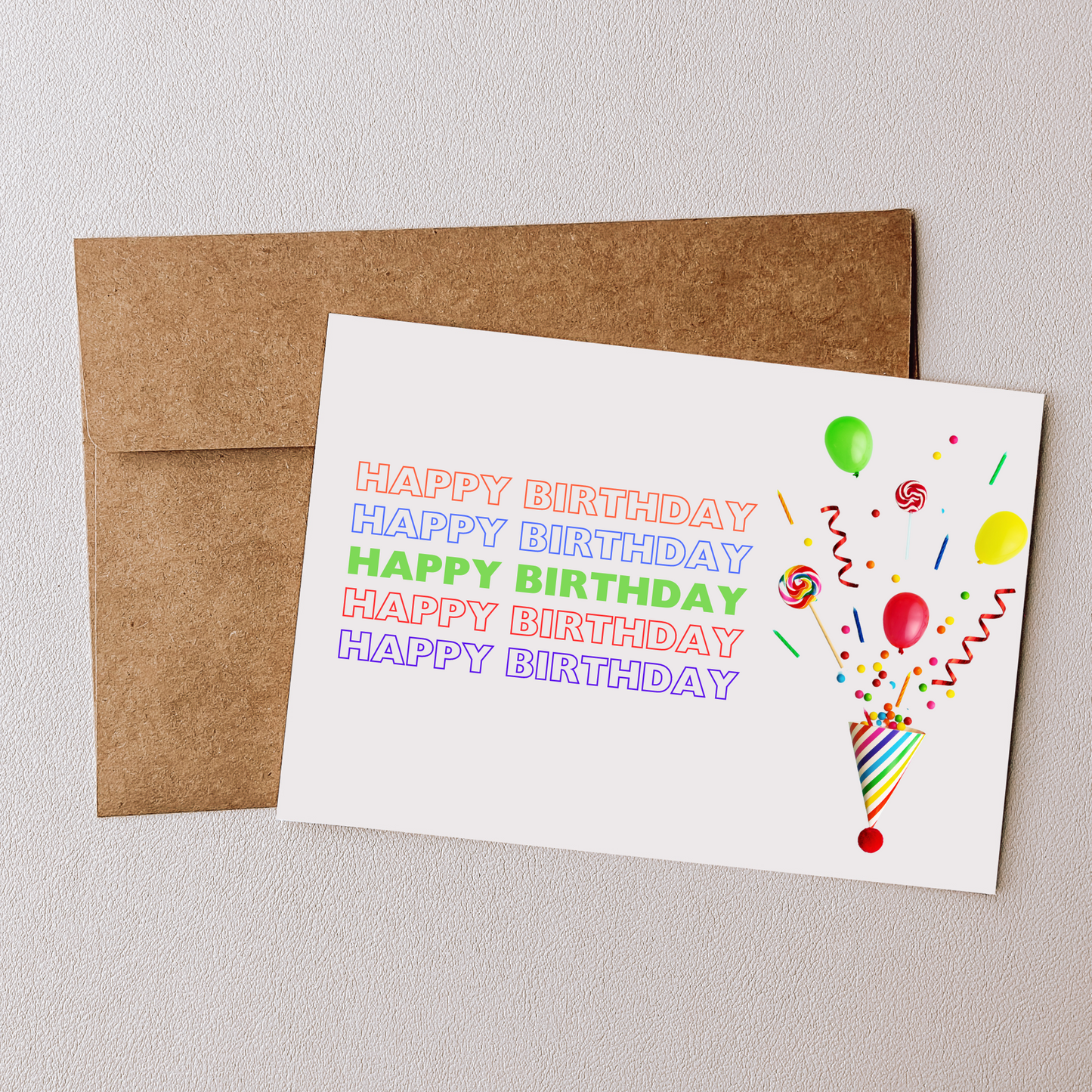 Happy Birthday Greeting Card