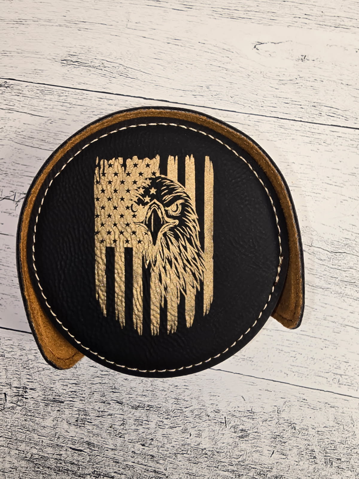 Saddle Collection Round Coaster