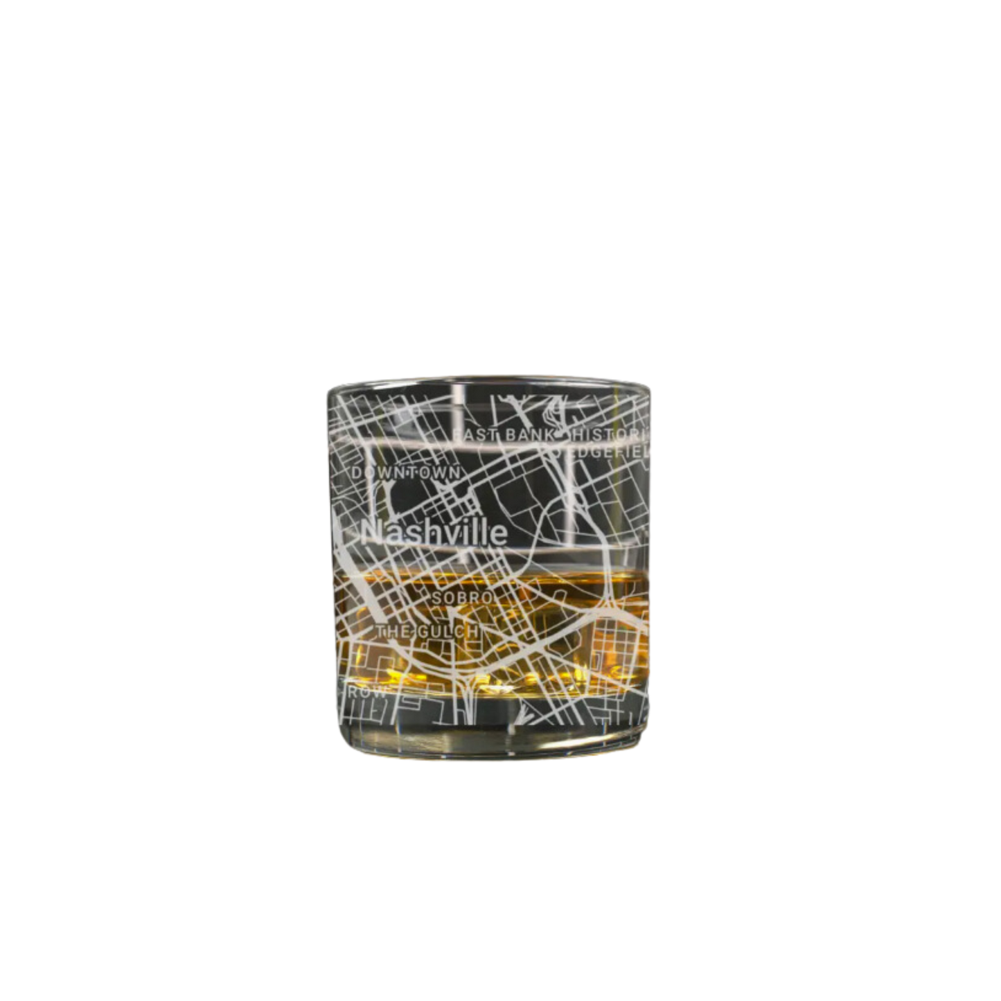 Tennessee Map Whiskey Glass