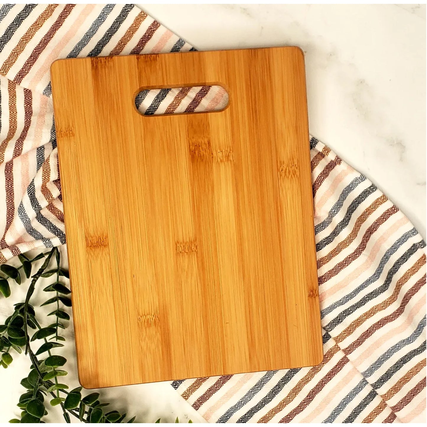 Small Bamboo Cutting Board with Handle