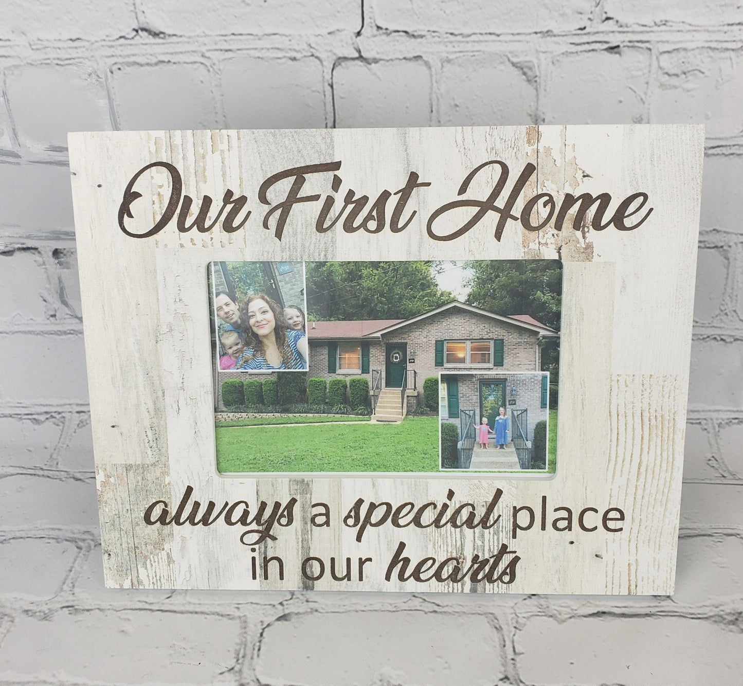 Our First Home Engraved Photo Frame