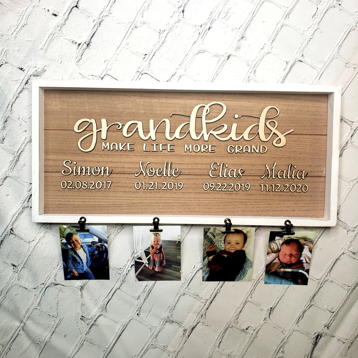 Personalized Grandkids Sign