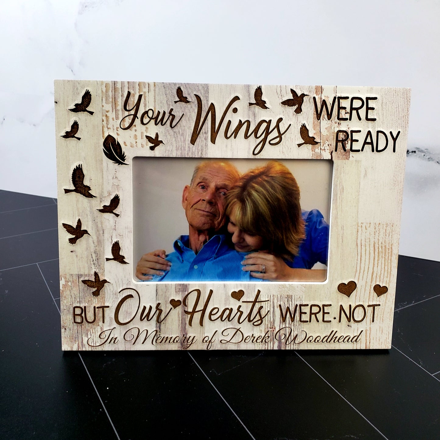 Your Wings Were Ready Sympathy Photo Frame